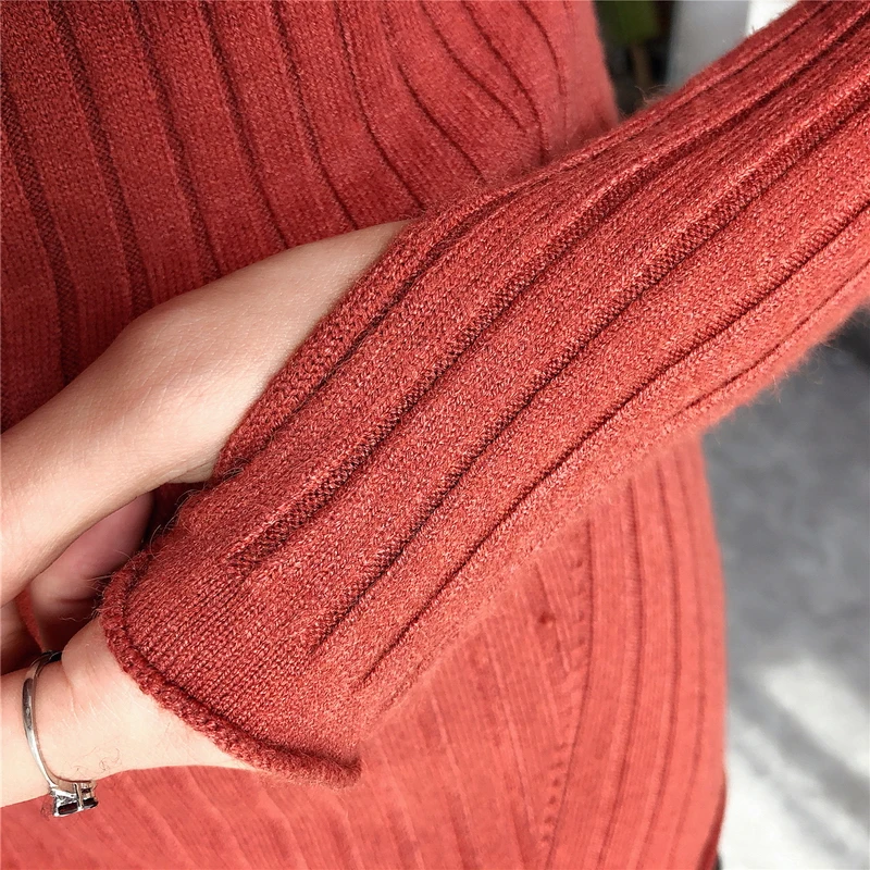 2020 grosso quente feminino gola alta inverno