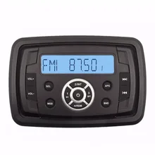 Ricevitore Stereo marino impermeabile ad alta potenza Bluetooth Audio lettore MP3 sistema Audio uso AM/FM per ATV,UTV, moto, Yacht
