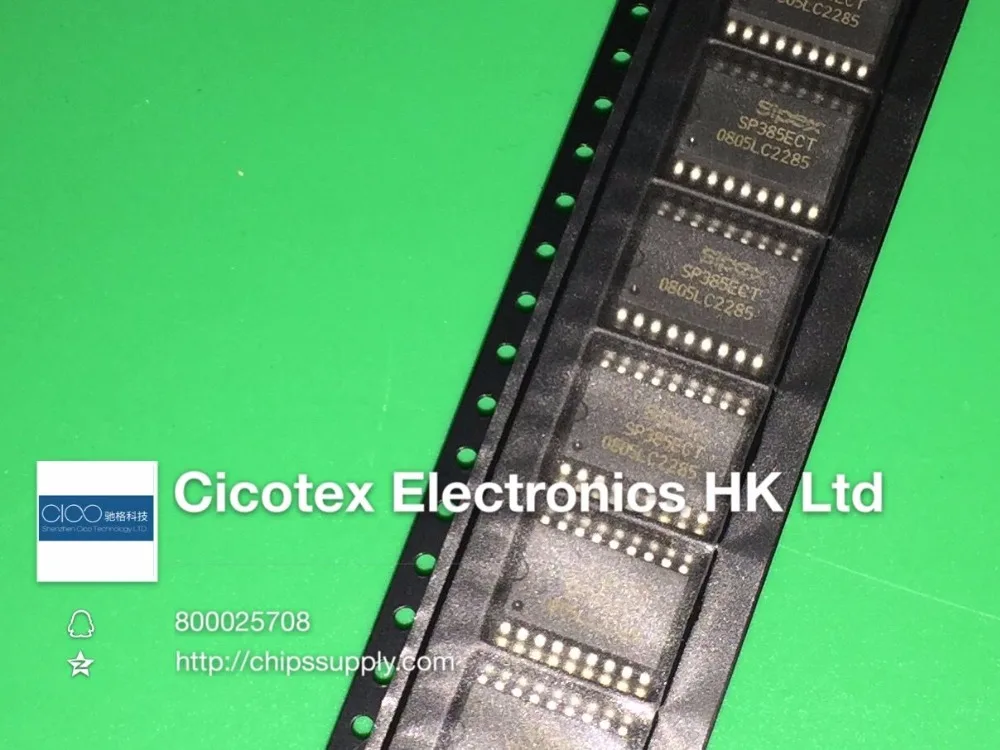 

2pcs/lot SP385ECTTR 385 SOP18 IC DVR RCVR RS232 18SOIC SP385ECT-LTR