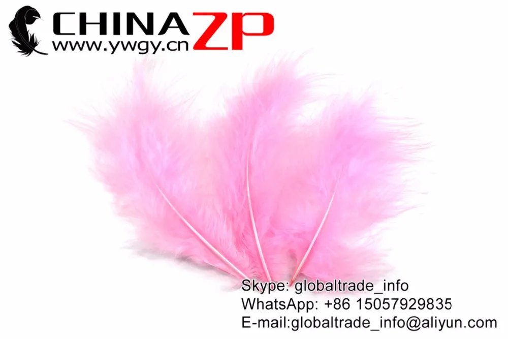 Pink Fluffy marabou plumage feathers (1)