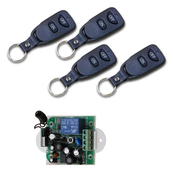 

85V 110V 120V 220V 250V 1CH Wireless Remote Control Switch Transmitter with Belt Buckle Receiver for Appliances Gate Garage Door