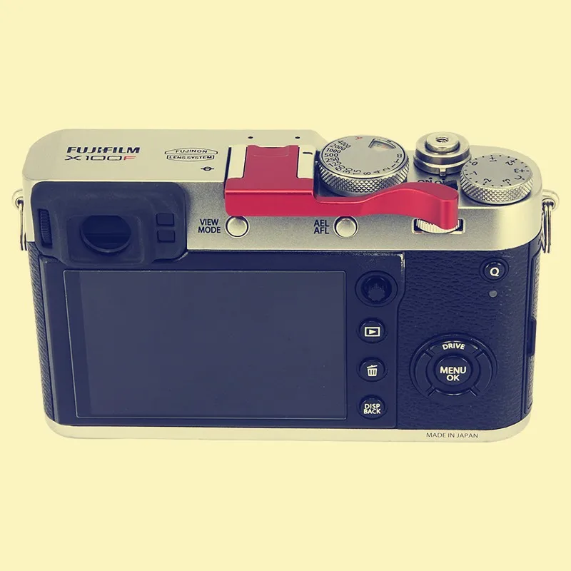 Красная подставка для большого пальца чехол горячего башмака Fujifilm X100F|Штативы| |