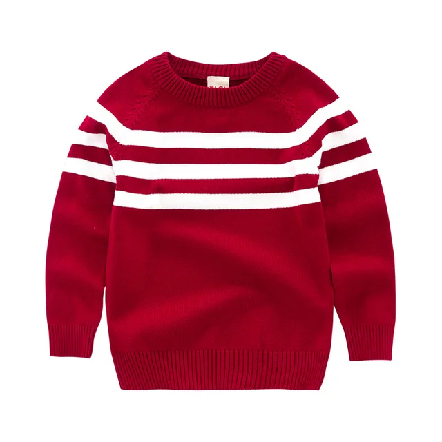 Stripe Boys Sweater Thin Cotton Spring 2017 Children's Clothing Male