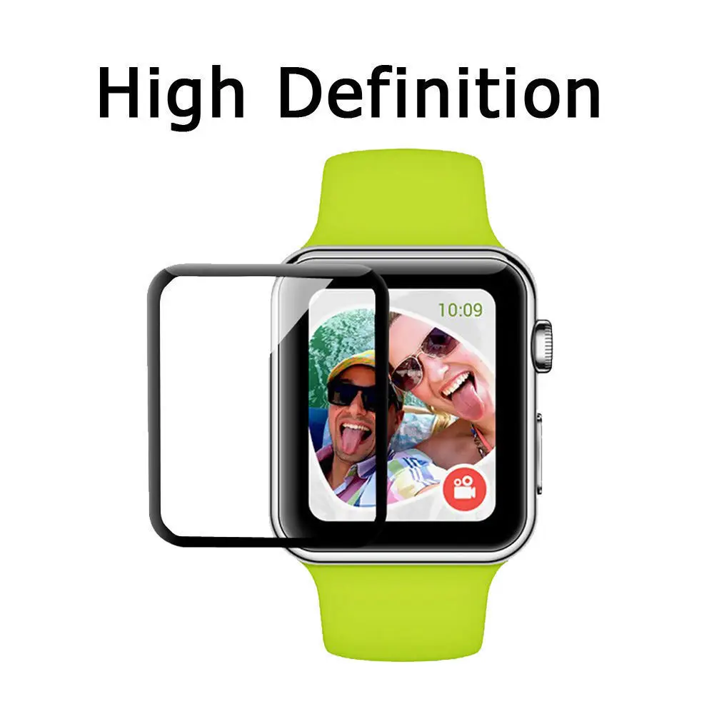  3D Gebogene Oberfläche Aus Gehärtetem Glas Screen Protector Für Apple Uhr 4 3 2 1 44mm 40mm 42mm 38