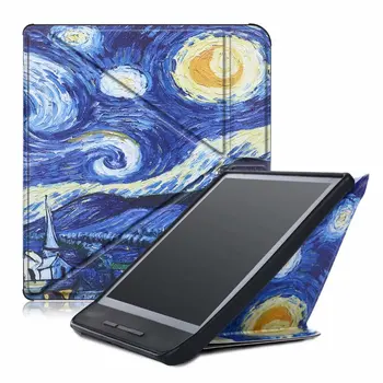 

Printed PU Leather Flip Folio Case For Kobo Forma 8 inch Transformers Stand Back Cover For KOBO Forma 8" 2018 tablet case
