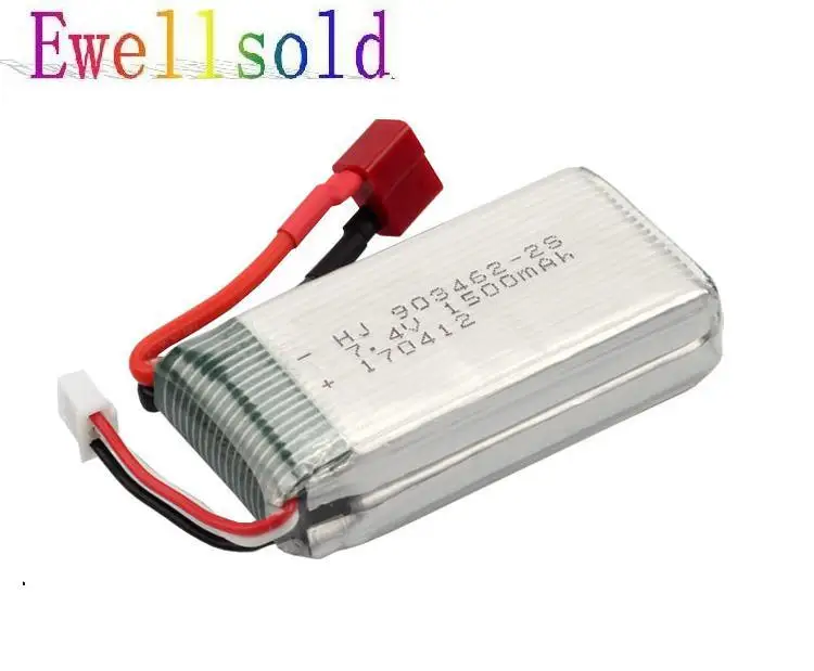 

7.4v 1500mAh Li-polymer battery for V913 RC Helicopter L959 L969 L202 K959 RC car TY9232 RC quadcopter
