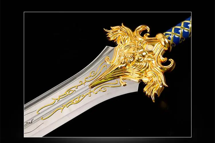 [Сделано из металла] ремесла 1:1 110 см WOW king of Stormwind Llane Wrynn I sword Lion Модель украшения