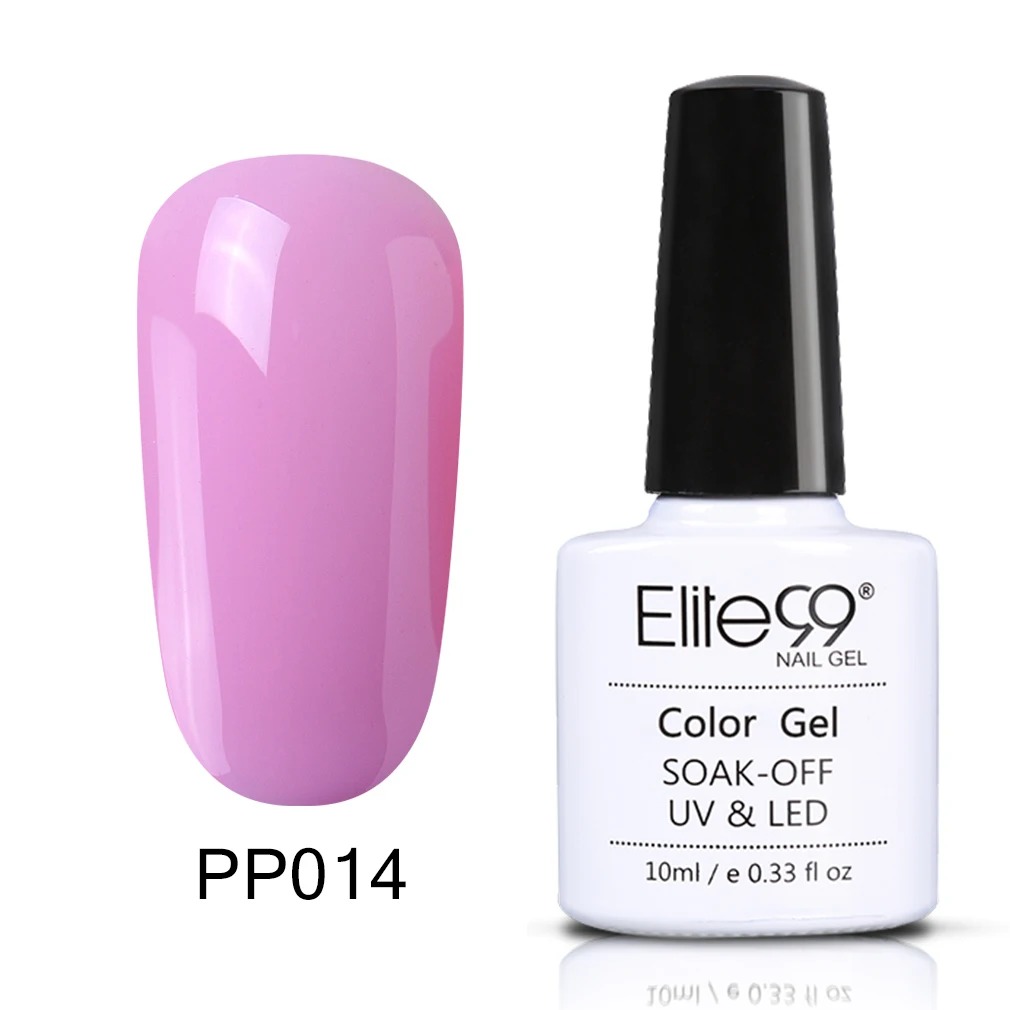 Elite99 фиолетовый Гель-лак для ногтей Полупостоянный лак для ногтей УФ-гель лак замачиваемый дизайн ногтей Лаковая эмаль - Цвет: PP014