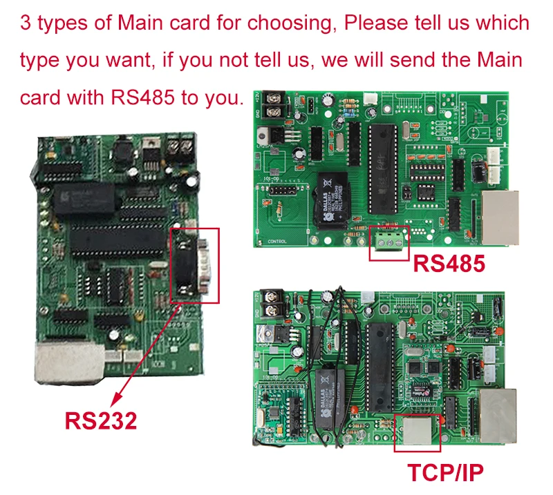 Основные Управление Card 12 V RS485+ RF газа цен на нефть светодиодный Дисплей Управление доска Применение для всех Размеры светодиодный цифровой номер модуля