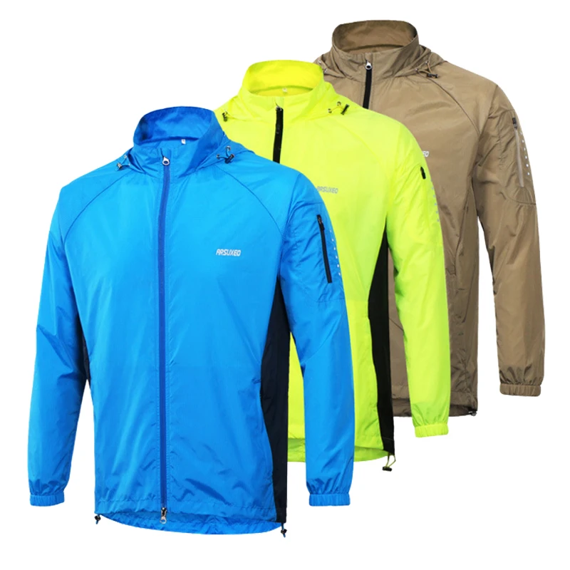 Rainproof Cycling Jacket Breathable Packable Bicycle Clothing Windproof