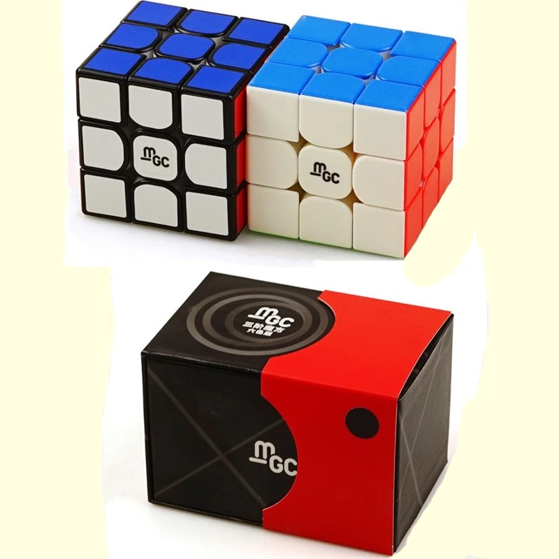 YJ II MGC V2 3x3x3 м магический скоростной магический куб yongjun Профессиональный 3x3 Магнитный куб твист Развивающие игрушки для детей