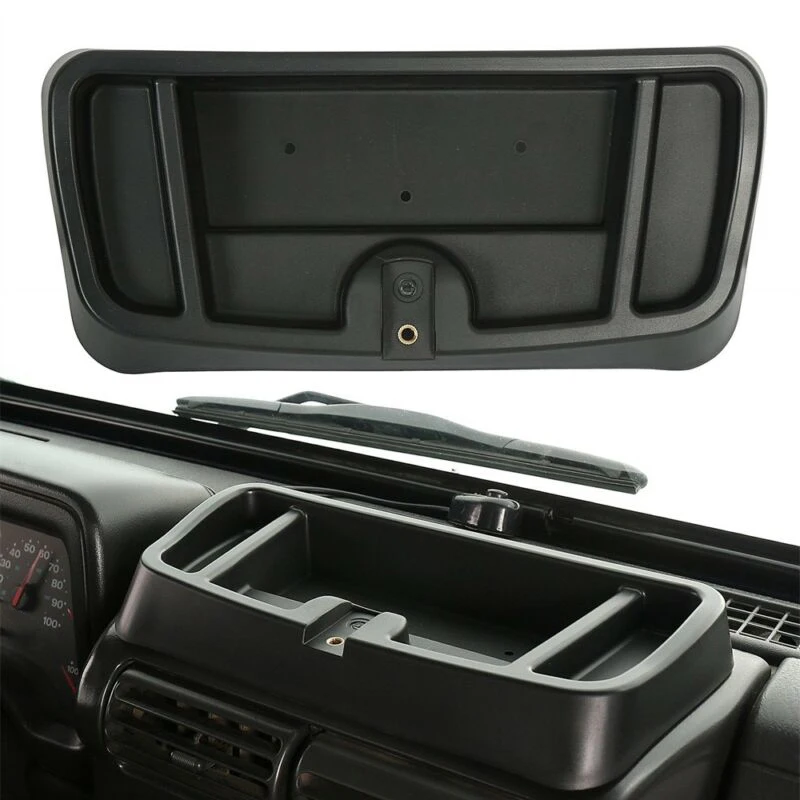

New Black Dash Adjustable Multi-Mount Holder Storage Box Plastic For Jeep Wrangler TJ 1997-2006 Storage Box For Phone/GPS/Camera