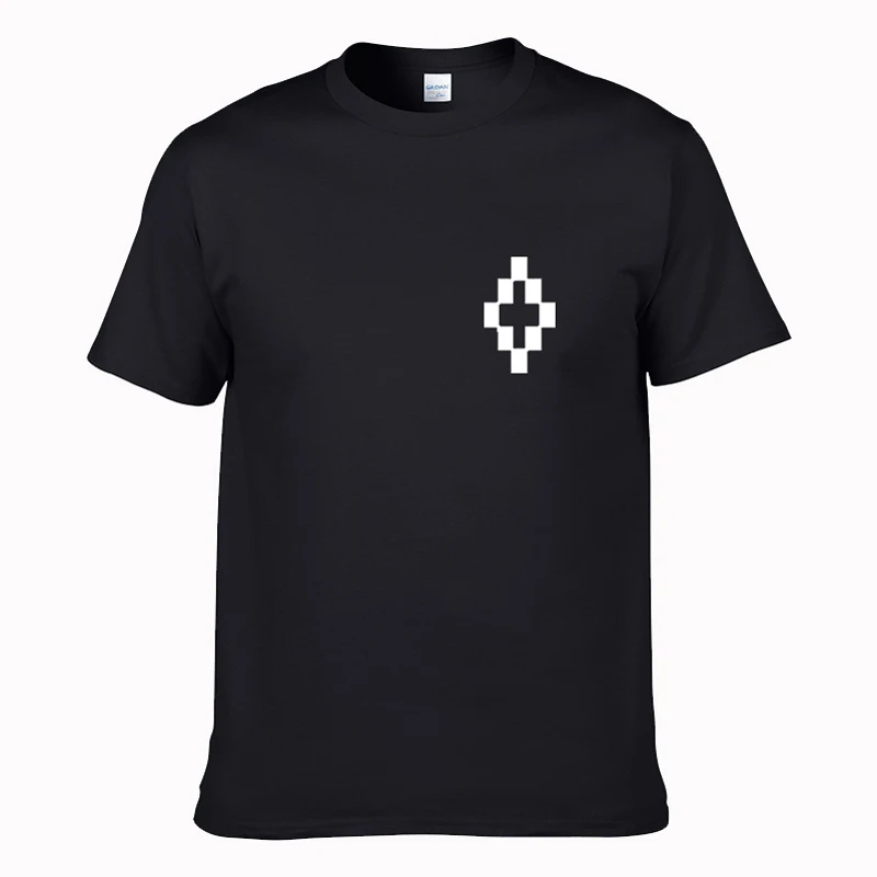

Marcelo Burlon Brand Geometry County Of Berlin T Shirt Men Summer Style O Neck T-Shirt Casual Tee shirt Print tshirt