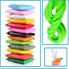12piece lots 12 color non toxic DIY hand 5D ultra light clay Can be air dried