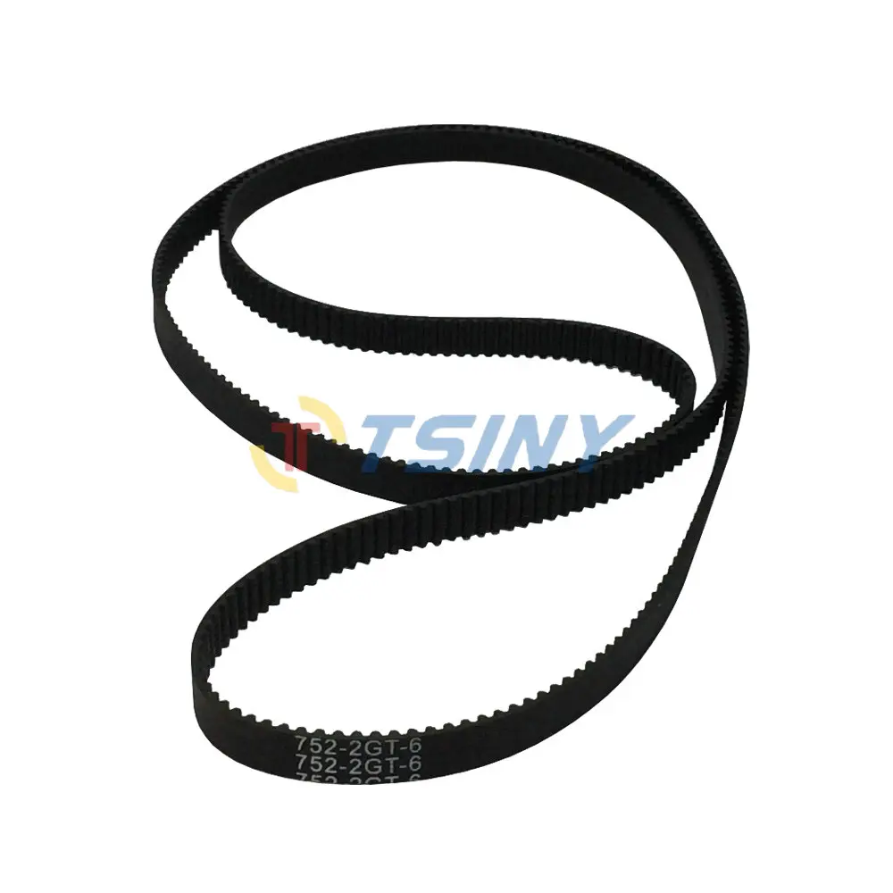 

2GT Timing Belt 752-GT2-6 Length 752mm Width 6mm Teeth 376 Fit for Width Timing Belt Pulley 7mm 3D Printer Accessories 2pcs