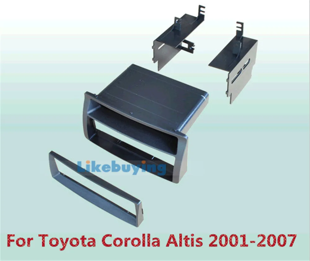 

2 Din Car Frame Dash Kit / Car Fascias / Mount Bracket Kit For Toyota Corolla Altis 2001 2002 2003 2004 2005 2005 2006 2007