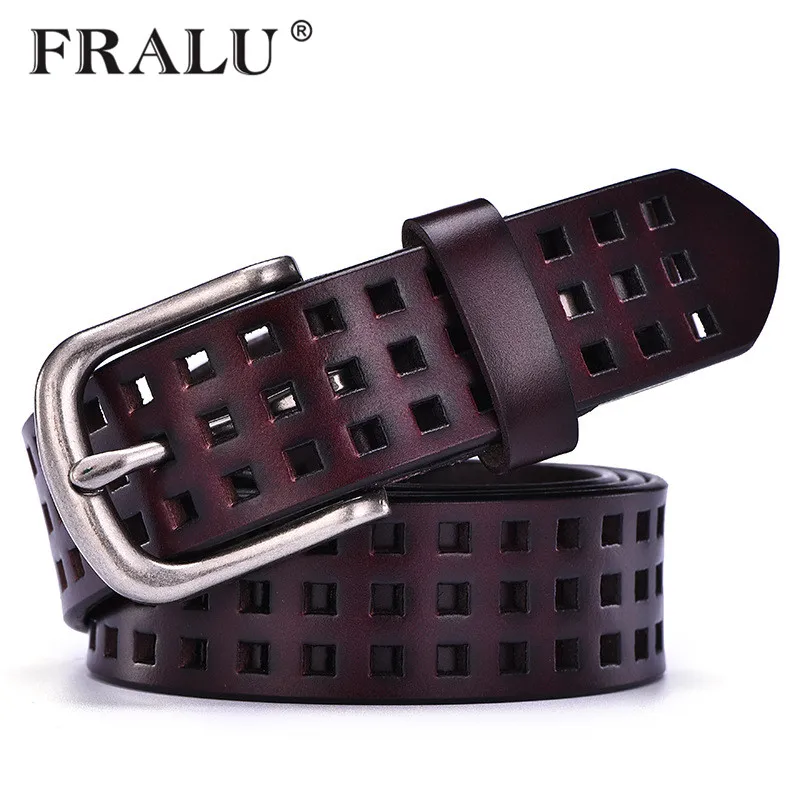 

brand new fashion leather belt men high quality designer belts women double needle buckle waist strap dress sash jeans size