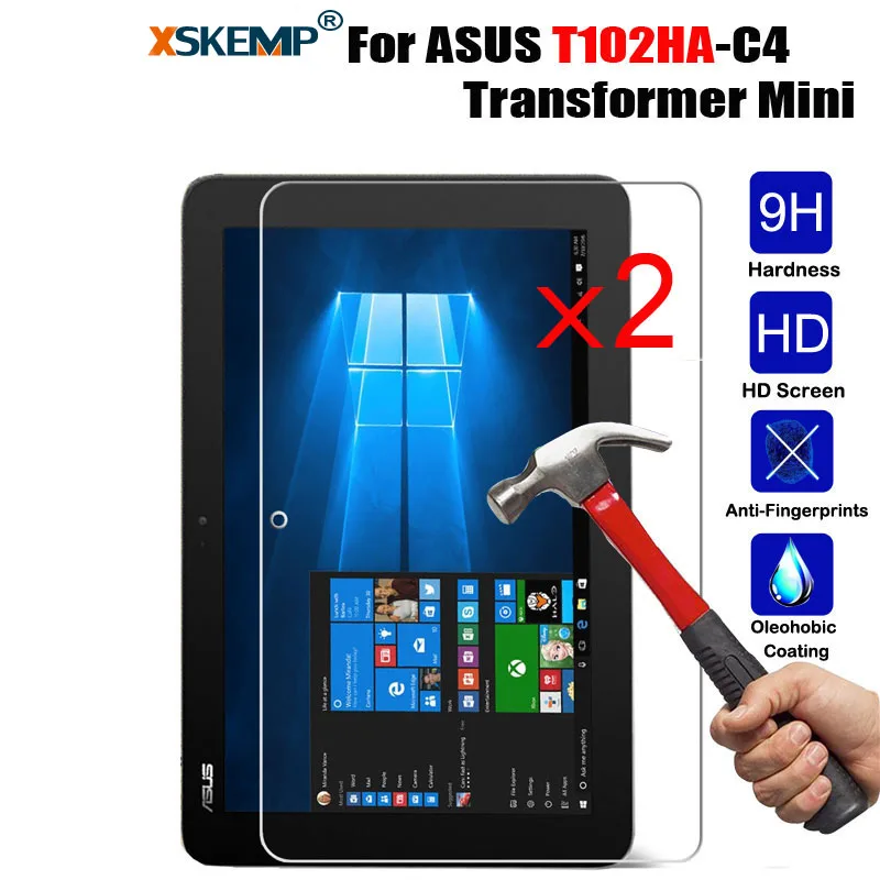 XSKEMP 2 шт./лот 9H Настоящее Закаленное стекло для ASUS T102HA-C4 трансформатор мини