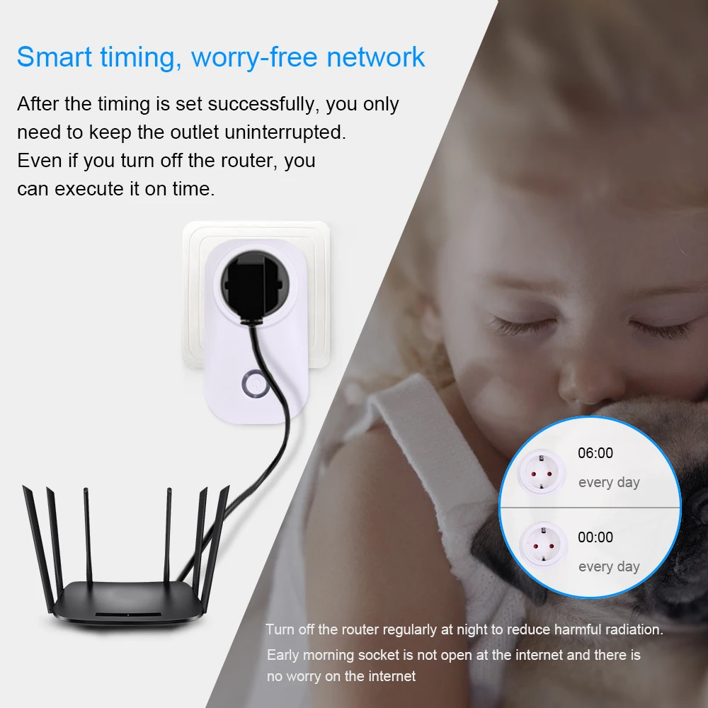 Itead Sonoff S20 умная Wi Fi розетка ЕС штекер Беспроводной дистанционного переключатель