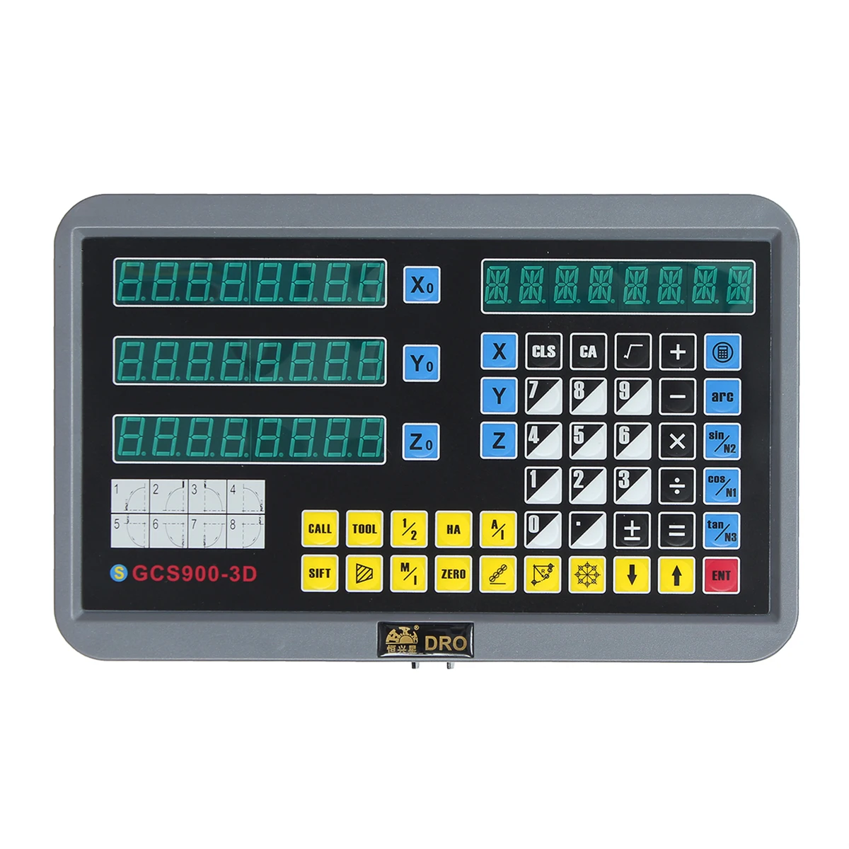 

For Milling Lathe Machine 3 Axis DRO Digital Readout Display Meter Linear Scales 12VA AC80~264V +-20% 50HZ~60HZ Alloy Casing