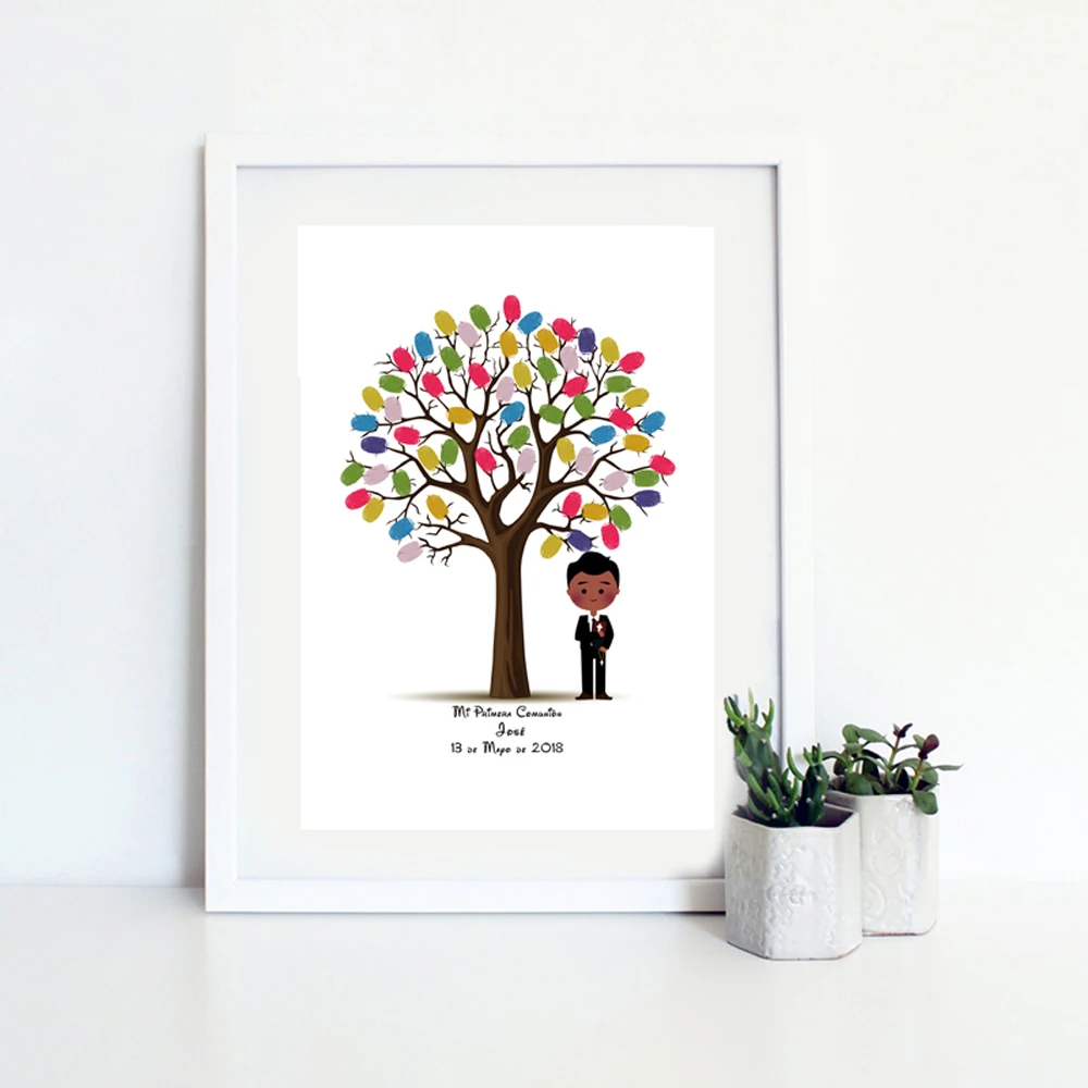 

Free Custom Mi Primera Comunion Signature Guest Book With Little Prince,My First Holy Communion Souvenir,Gift For Boys Baptism