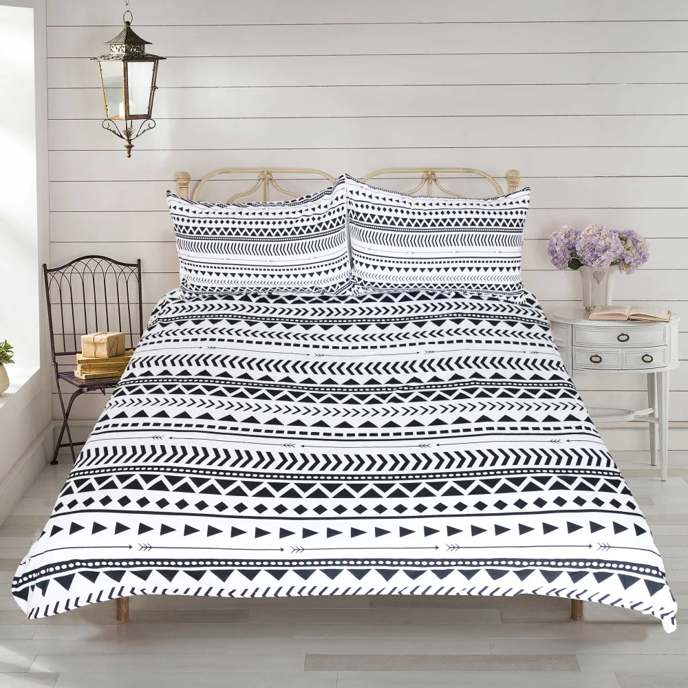 Online Get Cheap Modern Chic Bedding Aliexpresscom Alibaba Group - Beddingoutlet Pcs Elegant Black White Striped Duvet Cover Set Modern Chicreversible Geometric Printed Bedding Set online get cheap modern chic bedding aliexpresscom alibaba group - beddingoutlet pcs elegant black white striped duvet cover set modern chicreversible geometric printed bedding set