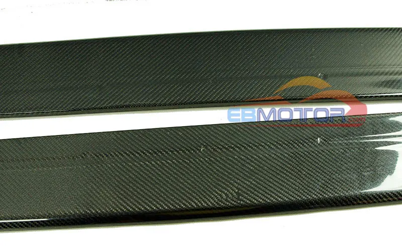 MP style Real carbon fiber side skirts body kits apron 1pair for BMW F80 M3 4-door F82 M4 2-door 2014UP  B363