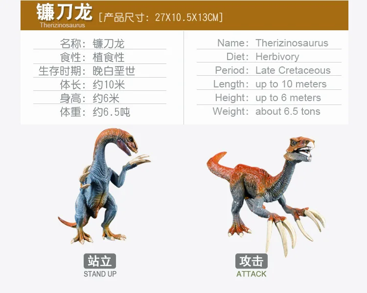 1 шт. моделирование большие динозавры тираннозавр spinosaurus therizinosaurus животных модель украшения для мальчиков детские игрушки