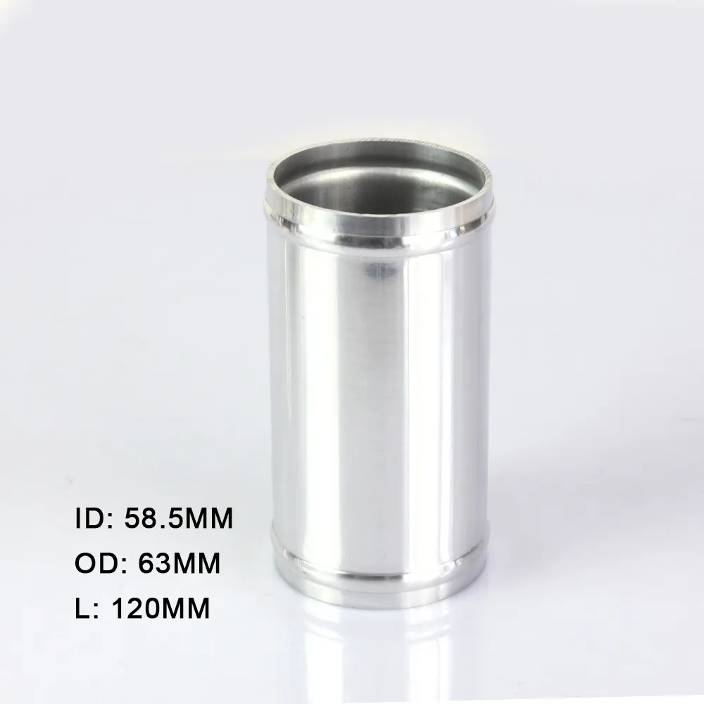 OD-63MM (2.5INCH) R-EP воздухозаборник Алюминий трубка 51/57/63/70/76 мм для подключения холодного воздуха воздухозаборный шланг DIY лазерной трубки для дизельным двигателем воздушного потока настройки - Цвет: OD-63MM (2.5INCH)