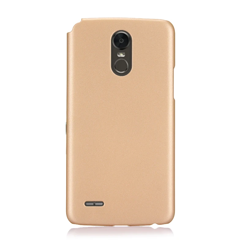 Чехол для LG Stylus 3 гибридный жесткий пластиковый матовый цветной чехол задней