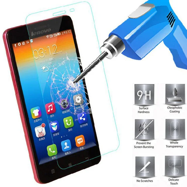 2.5D 0 26 мм 9H Закаленное стекло протектор экрана для Lenovo Vibe C2 K4 Note K5 K6 K8 Power P1M P2 K900