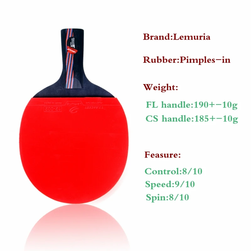 يموريا المهنية الكربون الألياف تنس طاولة مضرب مزدوجة الوجه البثور في تنس طاولة المطاط FL أو CS اليد بينغ بونغ مضرب يموريا المهنية الكربون الألياف تنس طاولة مضرب مزدوجة الوجه البثور في تنس طاولة المطاط FL أو CS اليد بينغ بونغ مضرب