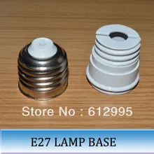 50 шт. E27 винтовой ламповый патрон База пластиковых деталей светодиодный запчасти светодиодный патрон