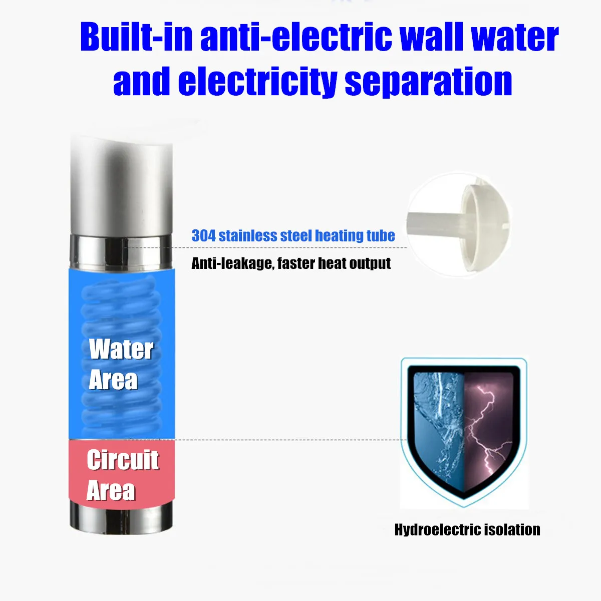 Casa 3000 w torneira elétrica instantânea de