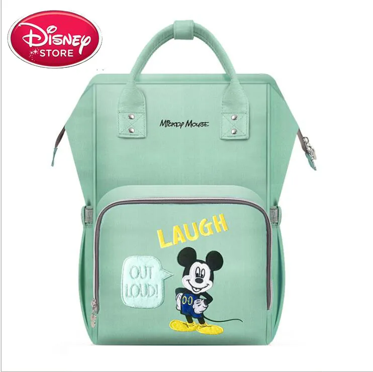  Disney Mickey Diaper Bag Multifunction Outdoors Backpack Minnie Mouse Baby Bag For Outdoors Travel 