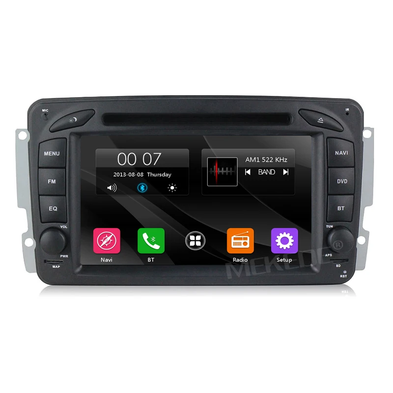 Flash Deal MEKEDE 2din 7 inch CAR DVD PLAYER For Mercedes Benz W209 W203 W168 M ML W163 W463 Viano W639 Vito Vaneo  GPS BT Radio USB SD 11