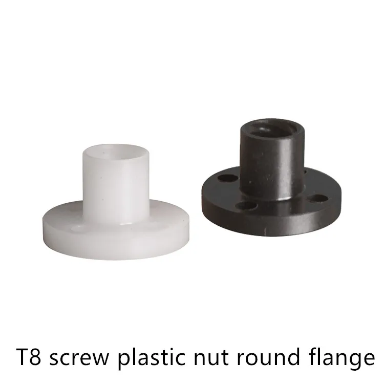 

3d printer nut POM nut T8 trapezoidal screw nut plastic pitch 1mm 2mm lead 1mm 2mm 4mm 8mm 10mm 12mm 14mm 16mm