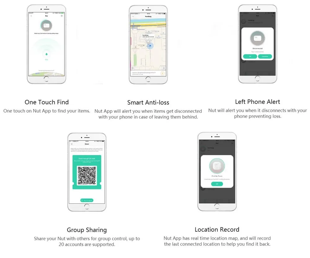 Nut Mini 3, умный искатель, Bluetooth, iTag, трекер, локатор для домашних животных, умный телефон, искатель, анти-потеря, напоминание, для кошелька, багажного ключа, искатель