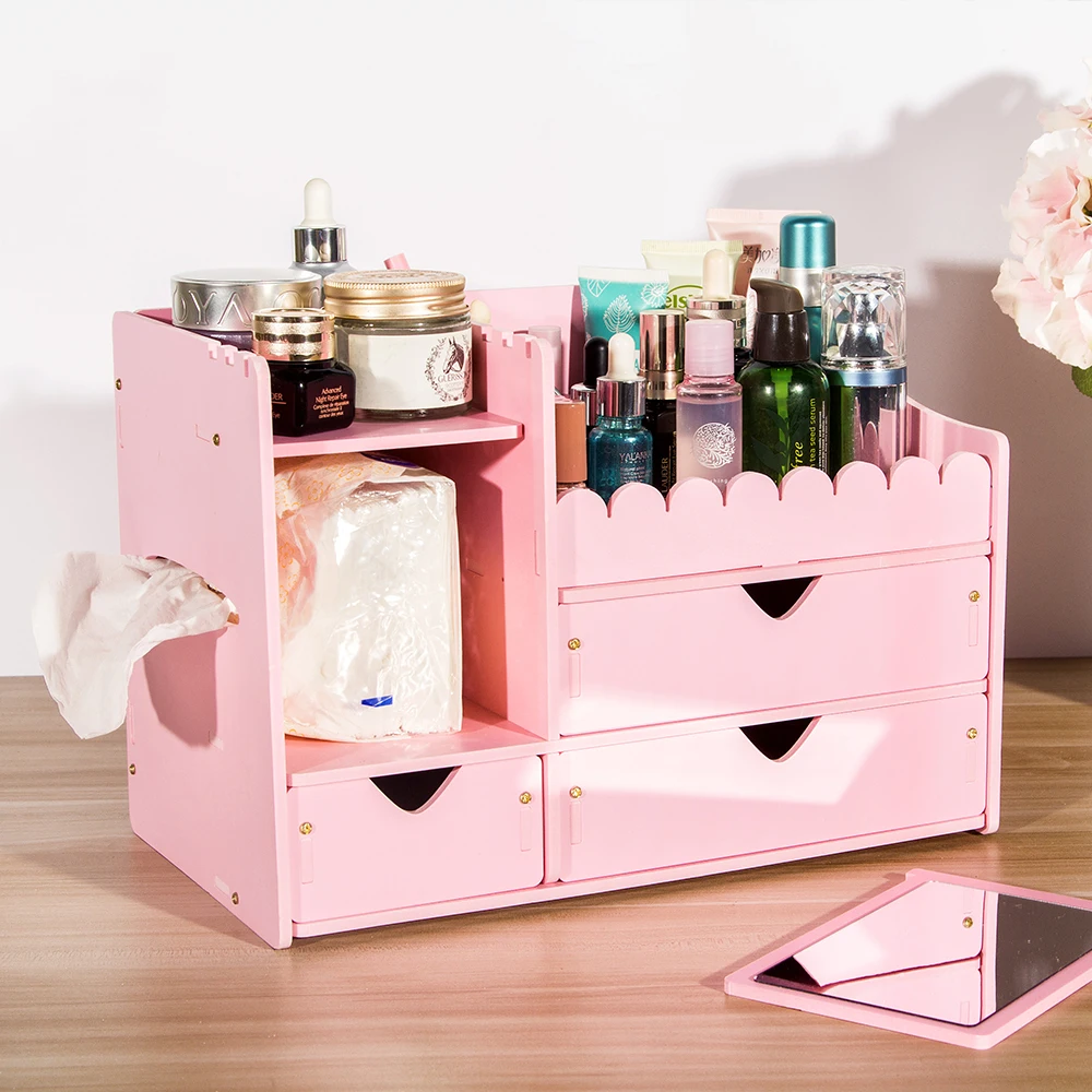 2019 la nueva actualización de Organizador de maquillaje de plástico impermeable PVC caja de baño Rangement cosméticos Organizador de almacenamiento de cosméticos herramienta 2019 la nueva actualización de Organizador de maquillaje de plástico impermeable PVC caja de baño Rangement cosméticos Organizador de almacenamiento de cosméticos herramienta
