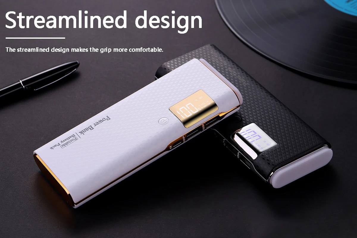 

10000mAh For Xiaomi Mini Portable Charger18650 External Battery Pack Power Bank Fast Charging For iPhone For Samsung