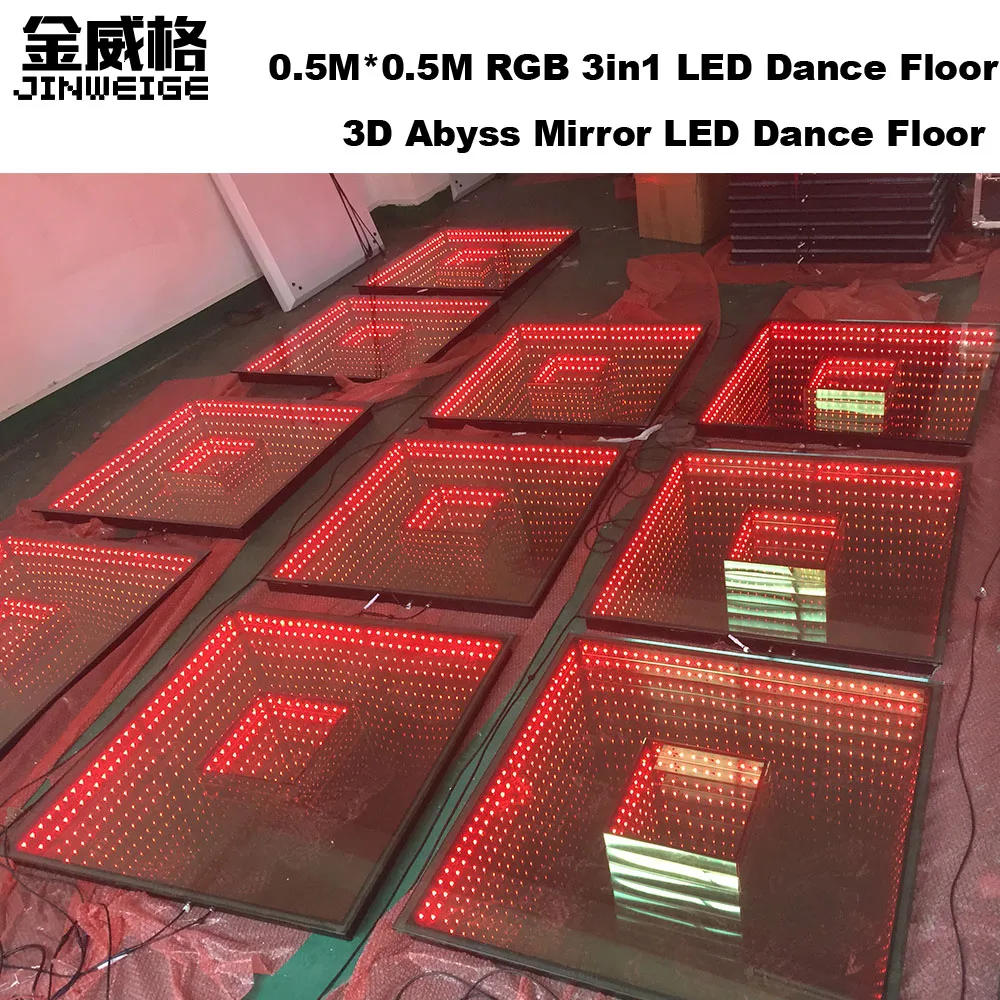 0 5 M x RGB 3in1 3D зеркало туннель DMX512 вечерние событие 156 шт. 5050 SMD закаленное Стекло