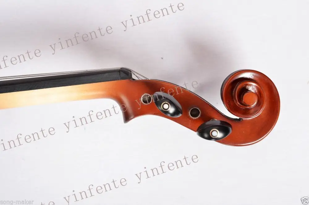 

4/4 Full Size New Electric violin Powerful Sound silent High quality #5 dark red