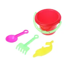 5 шт./компл. крошечные песчаный пляж игрушки Инструменты Набор ведер для Дети Детский подарок