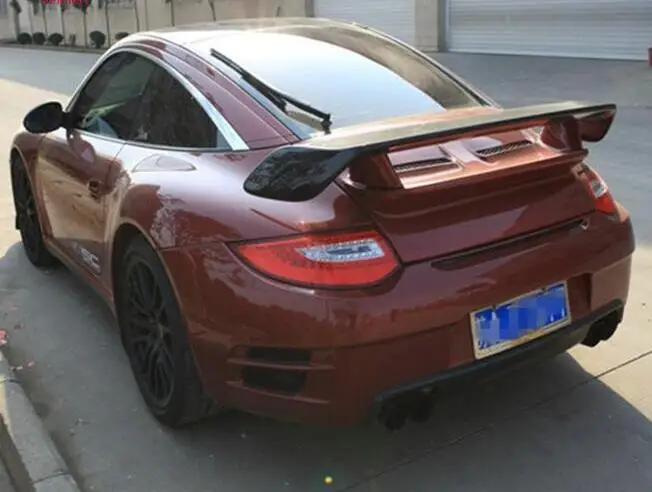 

Carbon Fiber CAR REAR WING TRUNK LIP Double Deck SPOILER FOR Porsche Carrera 911 997 GT2 GT3 2005 2006 2007 2008 2009 2010 2011