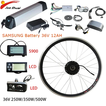 

36V 250W-500W Ebike Kit Electric Bicycle Battery Samsung 36V 12ah Conversion Kit Electric Motor Wheel Brushless gear Hub Motor