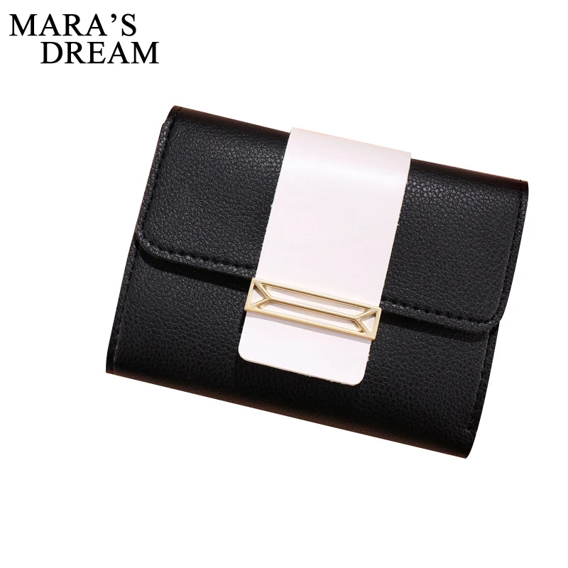 

Mara's Dream Designer PU Leather Women Cute Short Money Wallets With Hasp Female Small Wallet Lady Coin Purse Card Wallet Purses