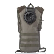 2.5L TPU Hidratación Vejiga Táctico Kamp Malzemeleri Acampar Camelback Ciclismo Militar Bolsa de Agua Mochila Hidratación