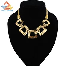Современное винтажное ожерелье популярное в Европе и роскошная атмосфера сплав покрытие ключицы цепь ожерелье ювелирные изделия