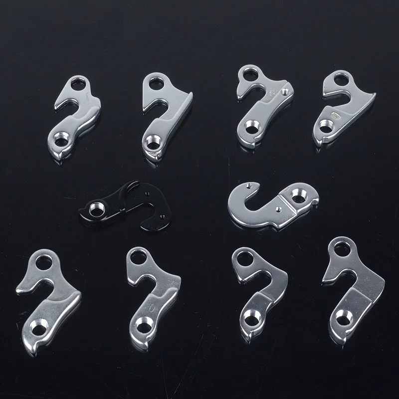 

2Pcs Aluminum Alloy Bicycle Hanger Hooks MTB Mountain Bike Frame Rear Derailleur Rack Cycling Bicycle Tail Hook with Free Screws