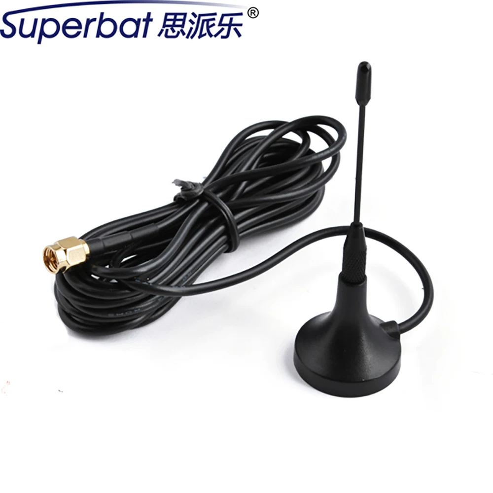 

Superbat 2dBi 890-960/1850-1990MHZ GSM/UTMS/GPRS/CDMA/PCMCIA Cards Antenna GSM Signal Booster Aerial SMA Male 3M Magnetic Base